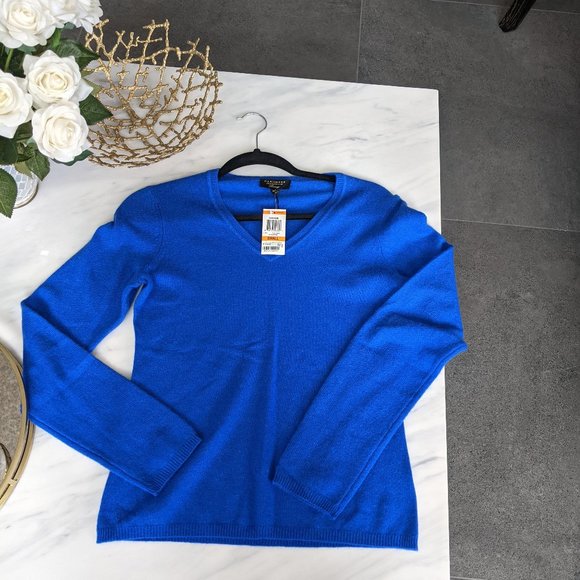 Cashmere Charter Club Luxury Size S blue - Picture 1 of 3